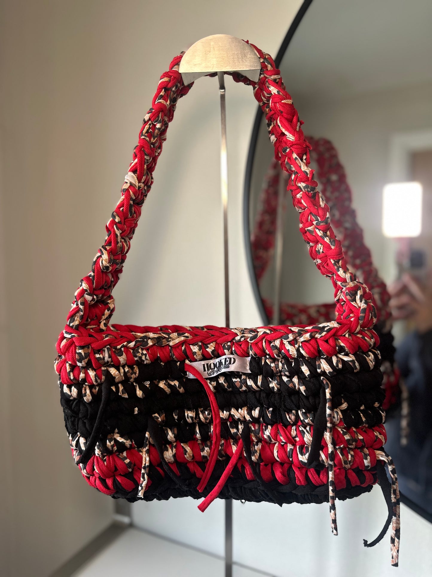 MONACO - black,red + leopard ❤️🖤🐆