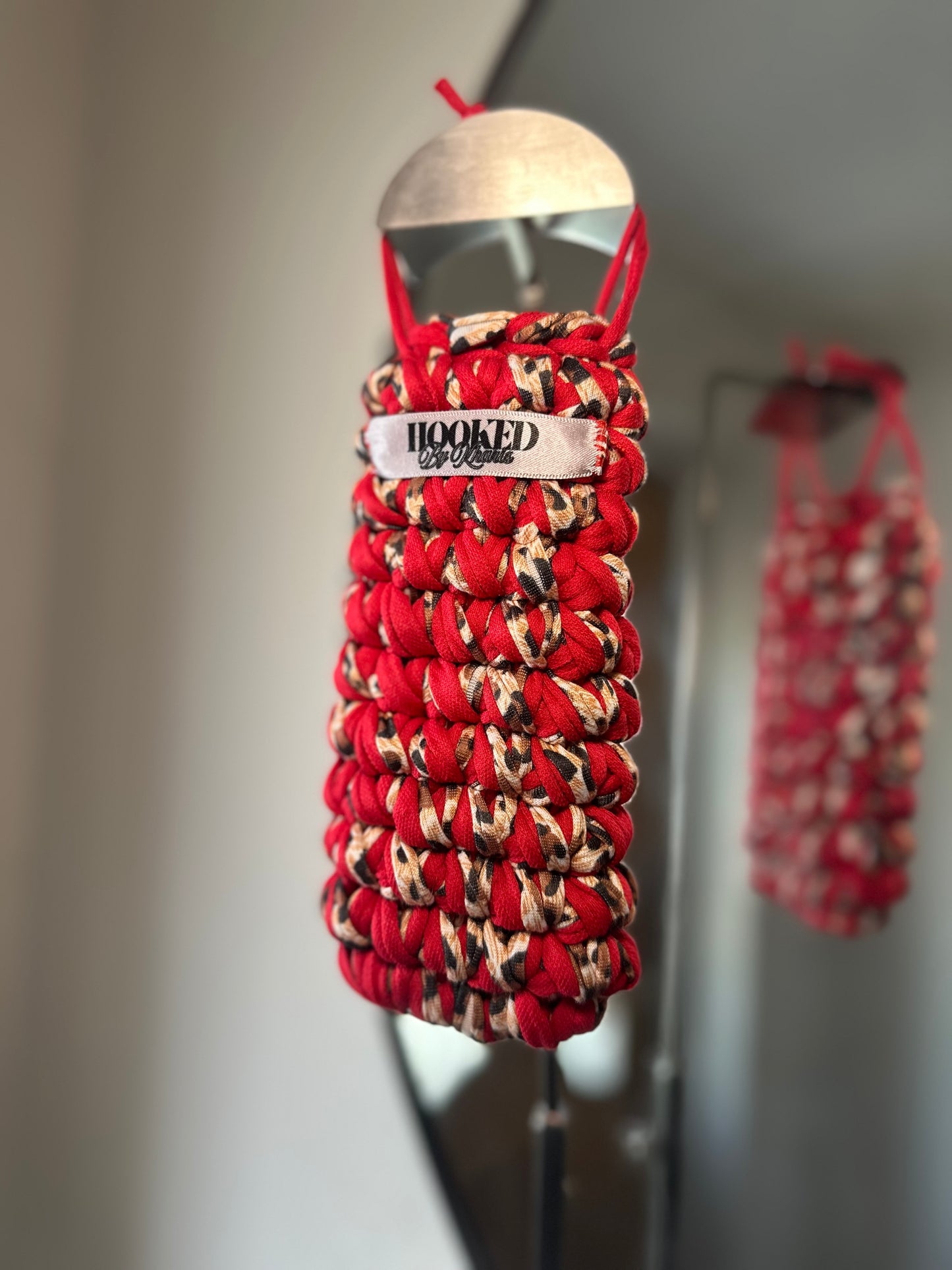 SUNGLASSES CASE - red + leopard 💋❤️🐆