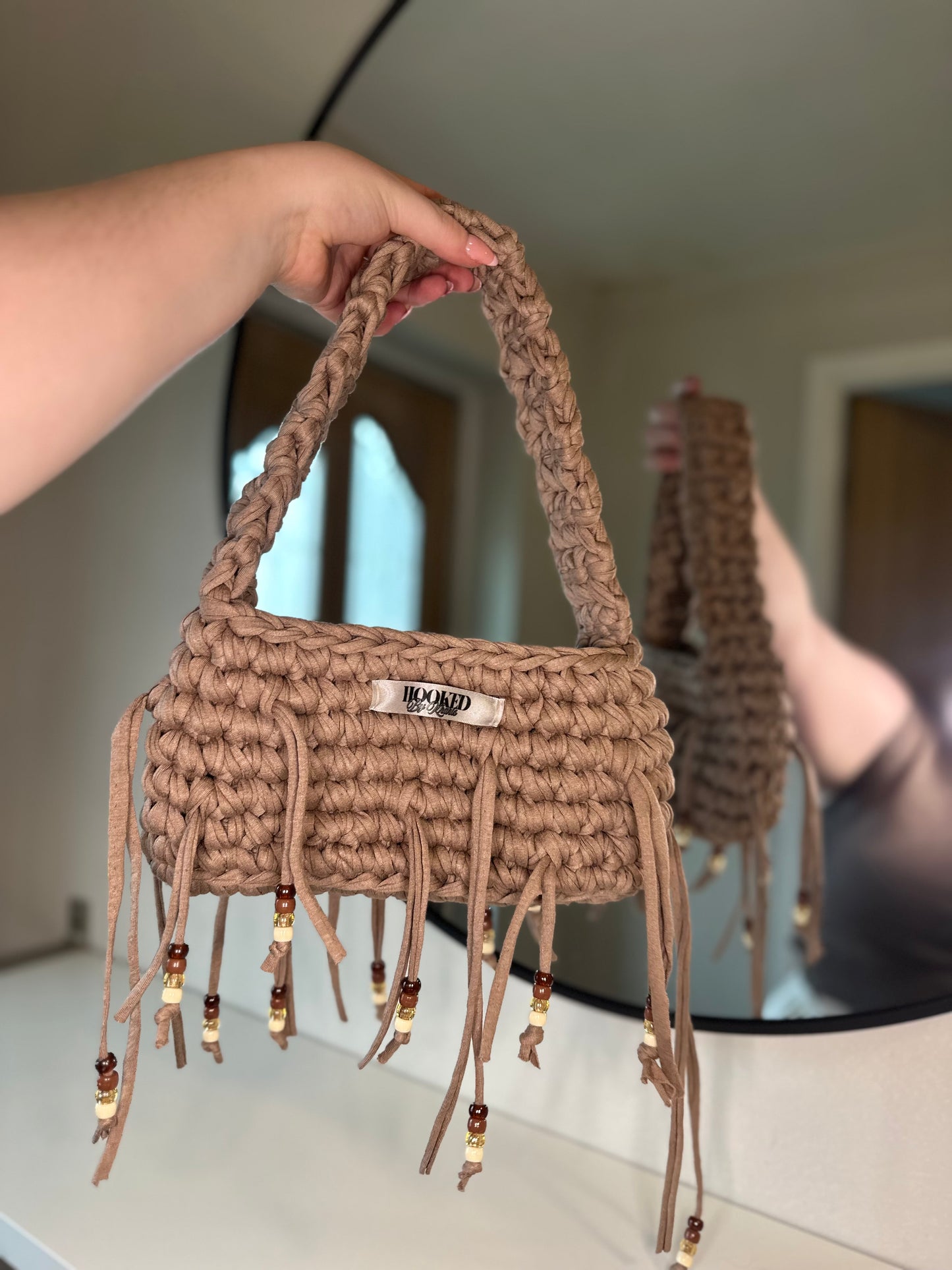 MONACO - beige with beads