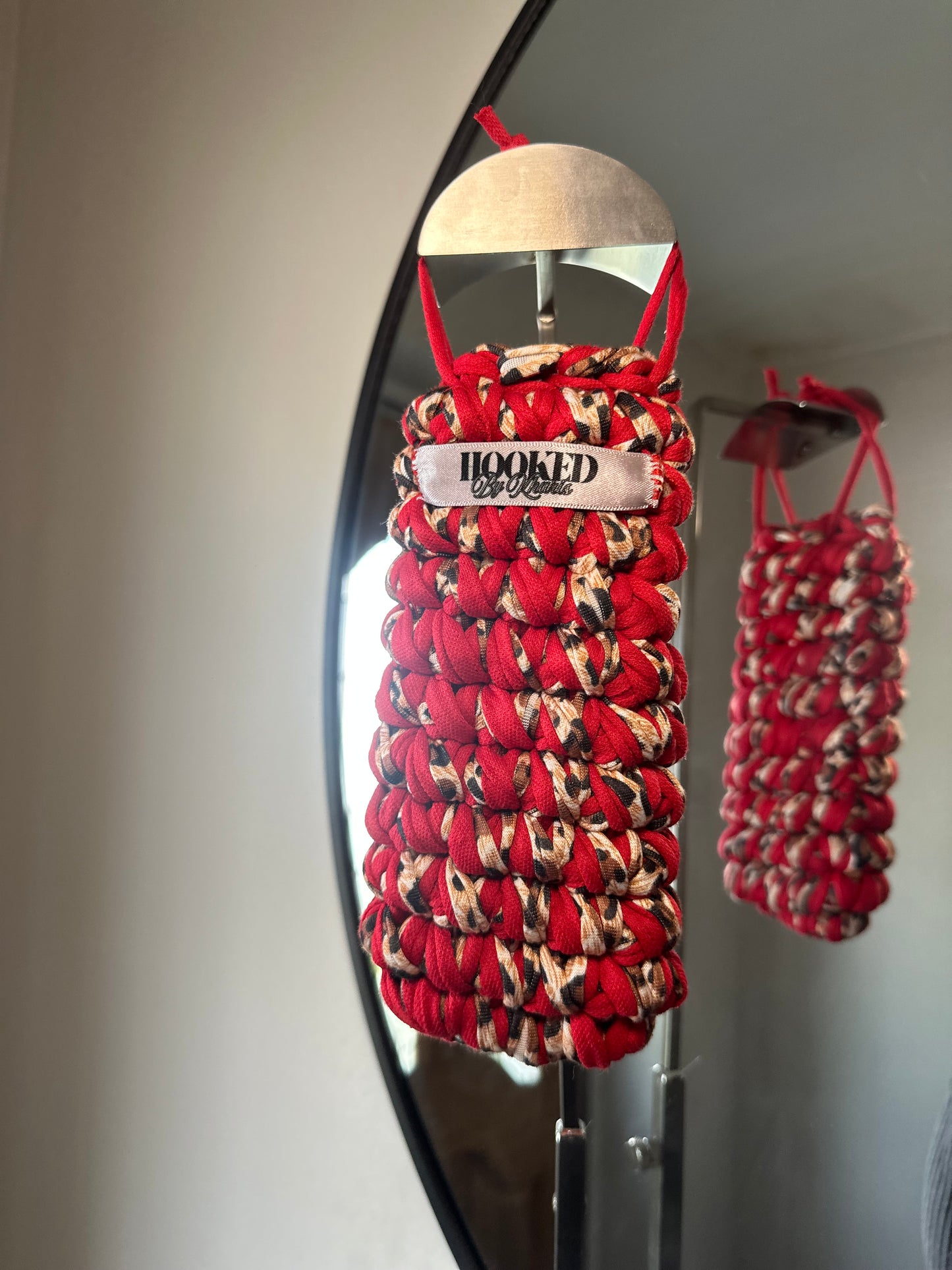 SUNGLASSES CASE - red + leopard 💋❤️🐆