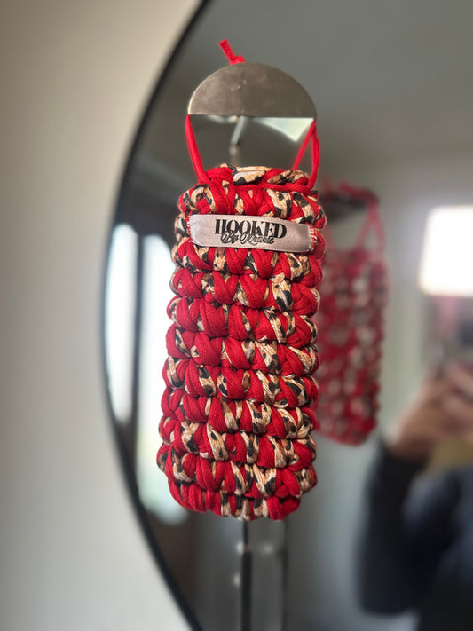 SUNGLASSES CASE - red + leopard 💋❤️🐆