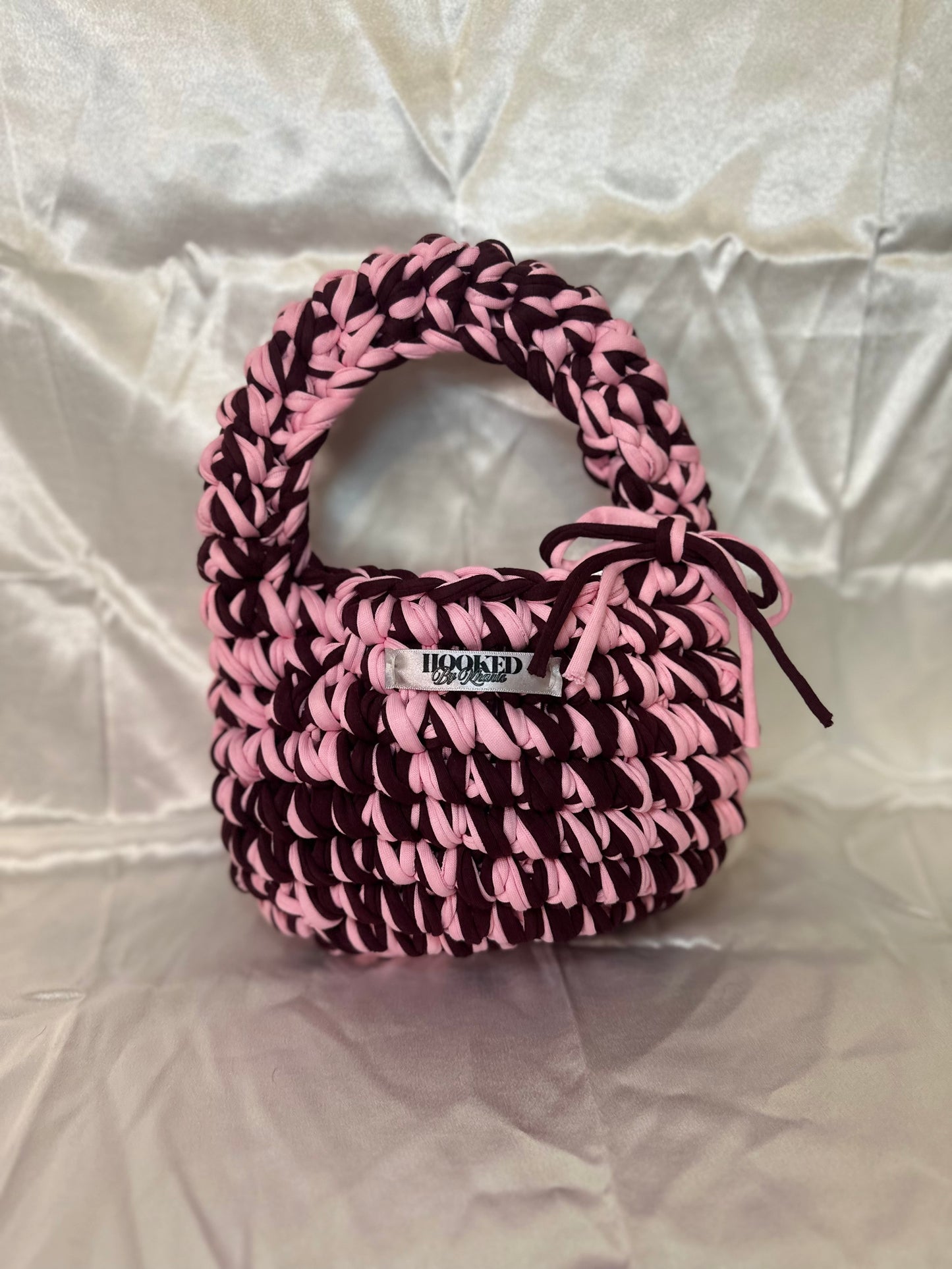 BUDAPEST- burgundy + pink with bows