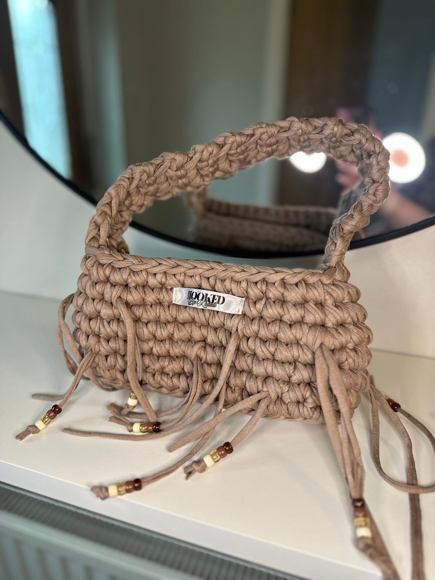 MONACO - beige with beads