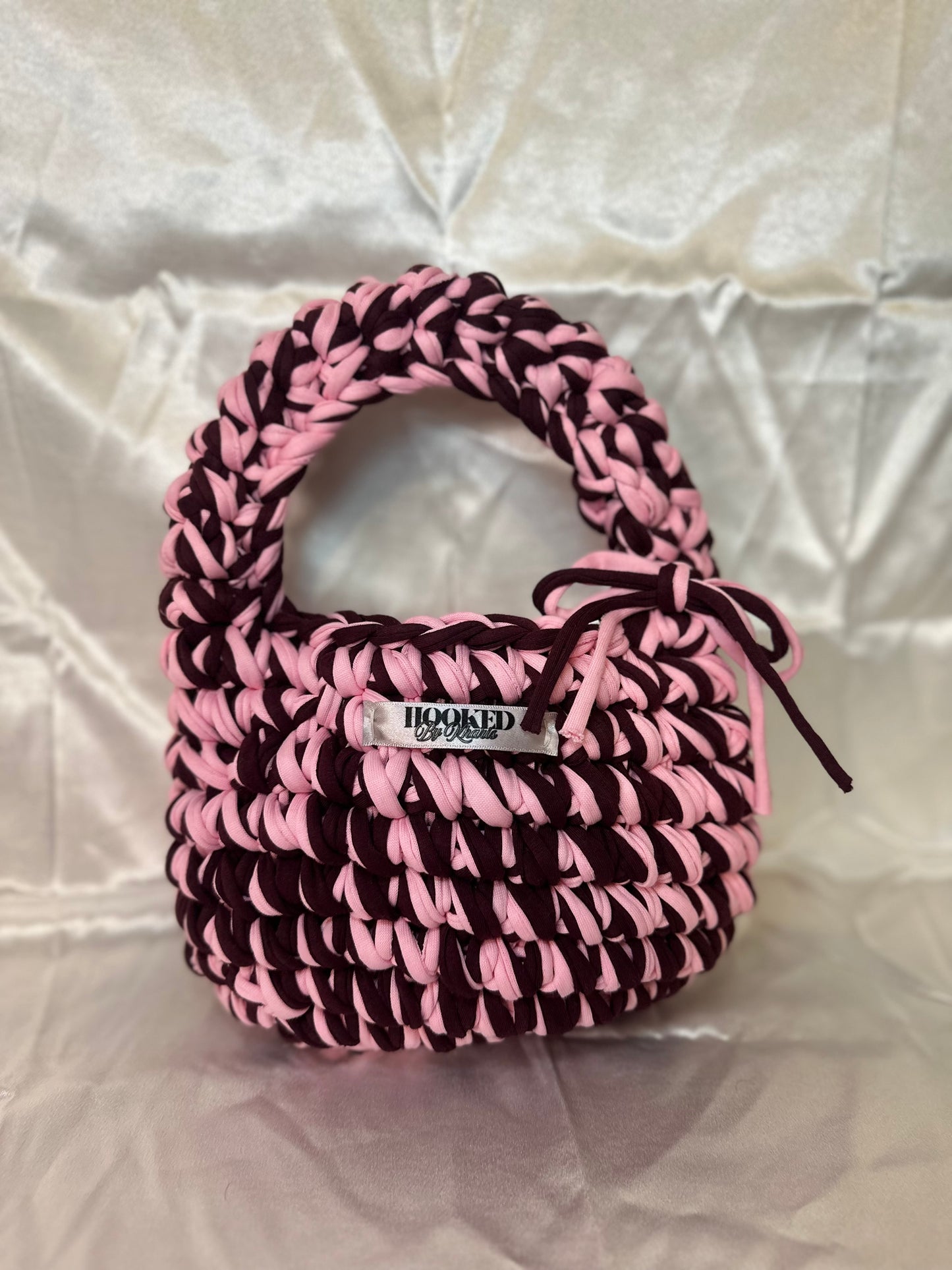 BUDAPEST- burgundy + pink with bows